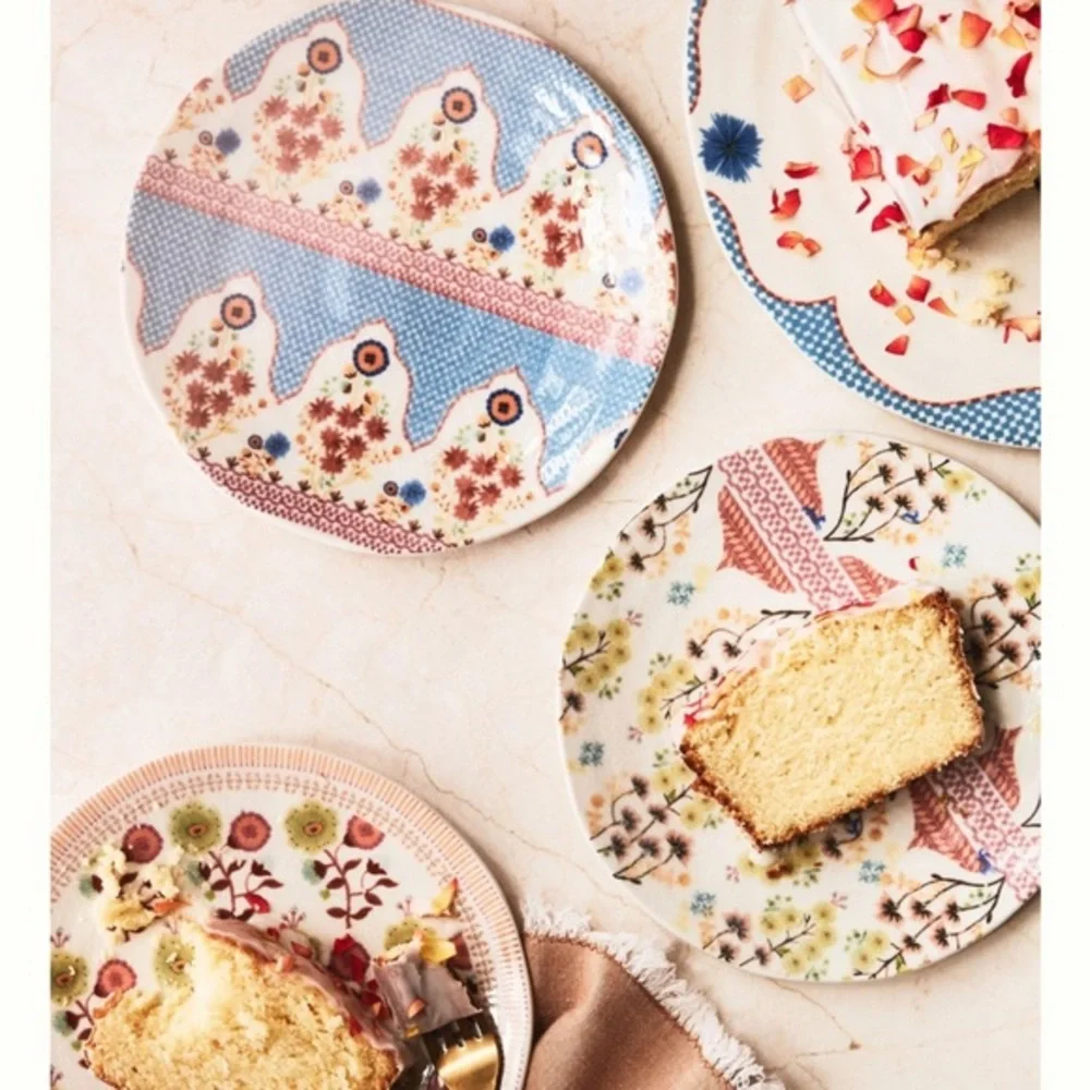 Renata Side Plate-Blue - Picture 3 of 5